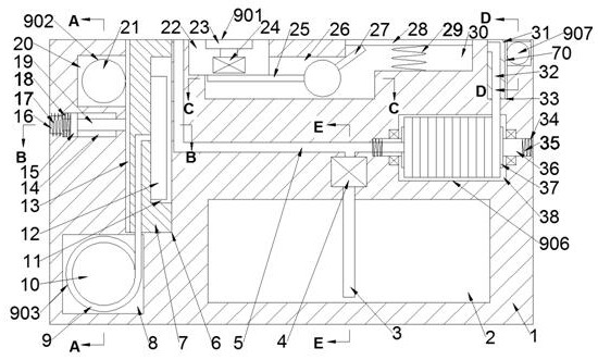 Traffic deceleration strip with intercepting and fire extinguishing functions