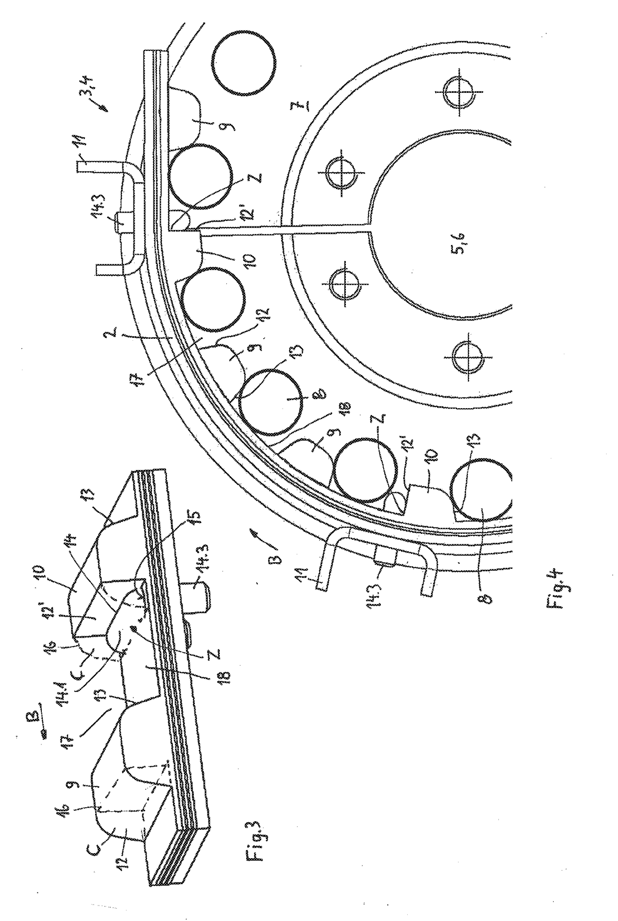 Cambelt, in particular a cambelt suitable for agricultural machinery