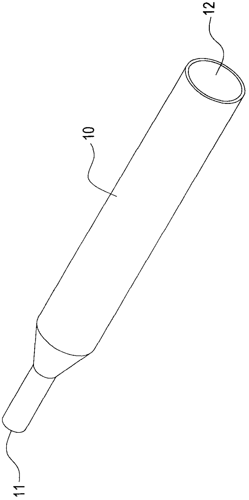 Cross-under type heat pipe structure and manufacturing method thereof