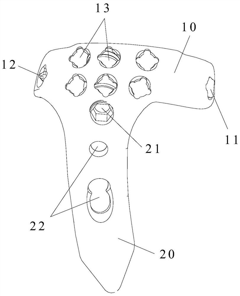 Bone fracture plate assembly