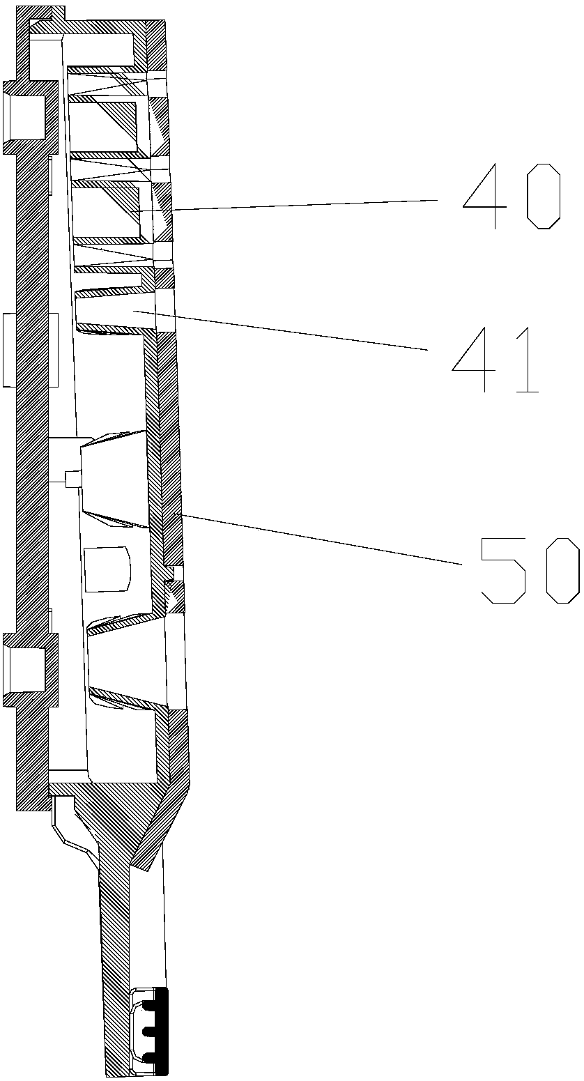 Display panel structure, air conditioner and manufacturing method for display panel structure