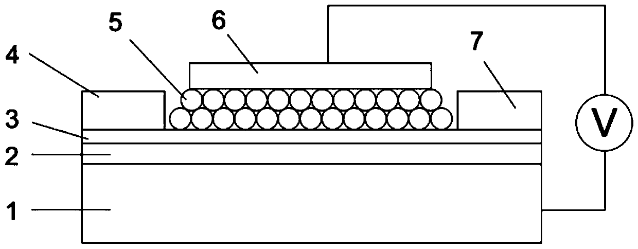 A quantum dot structure photodetector and its preparation method