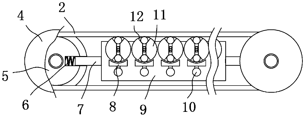 Log machine conveying device