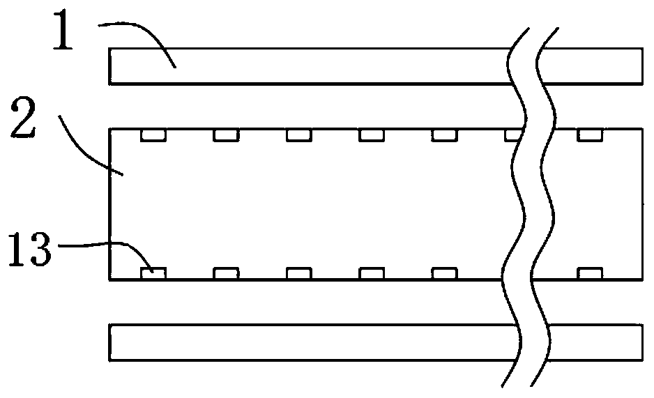 Log machine conveying device