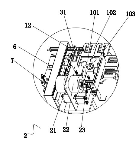 Automatic laminator for flexible-package lithium battery