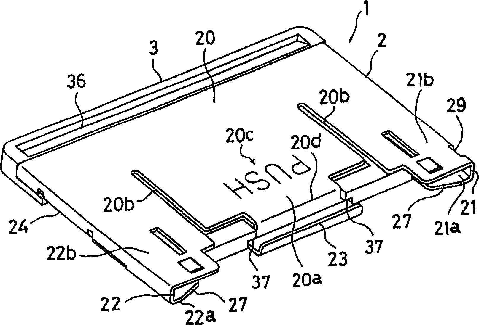 Adapter for memory card