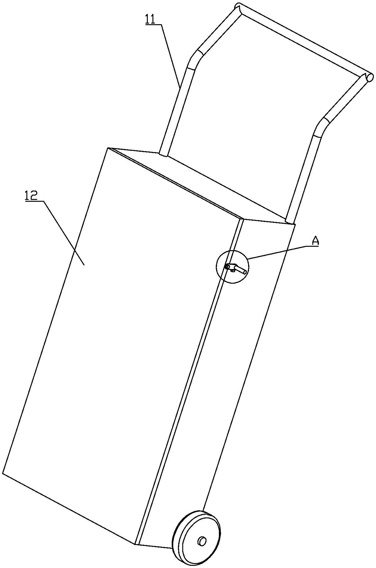 Movable and convenient pay-off box and pay-off method thereof