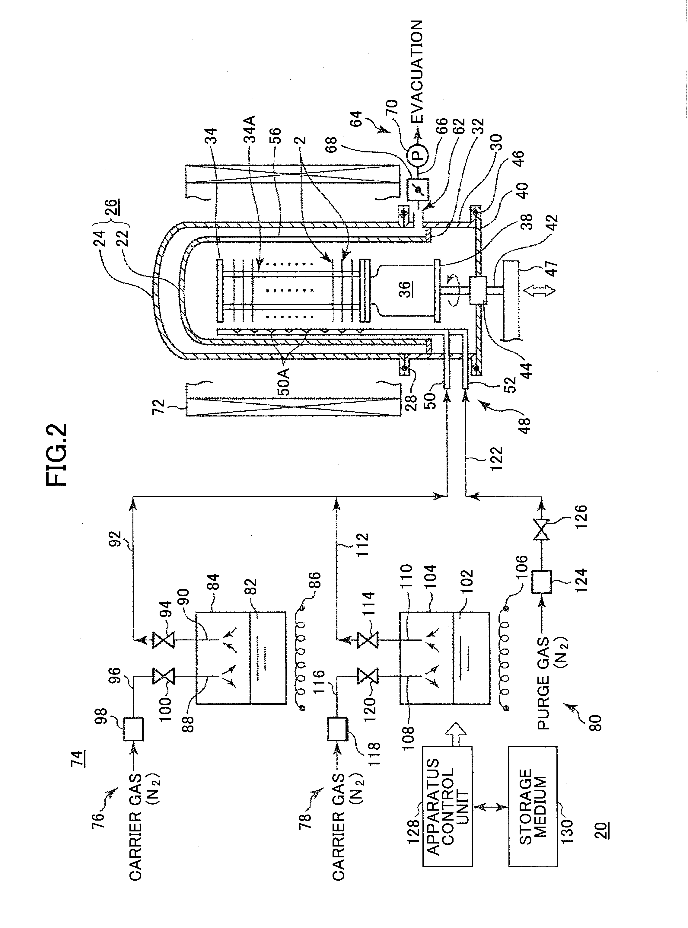 Method for depositing a film and film deposition apparatus