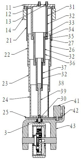 Hydraulic lifting parking mechanism