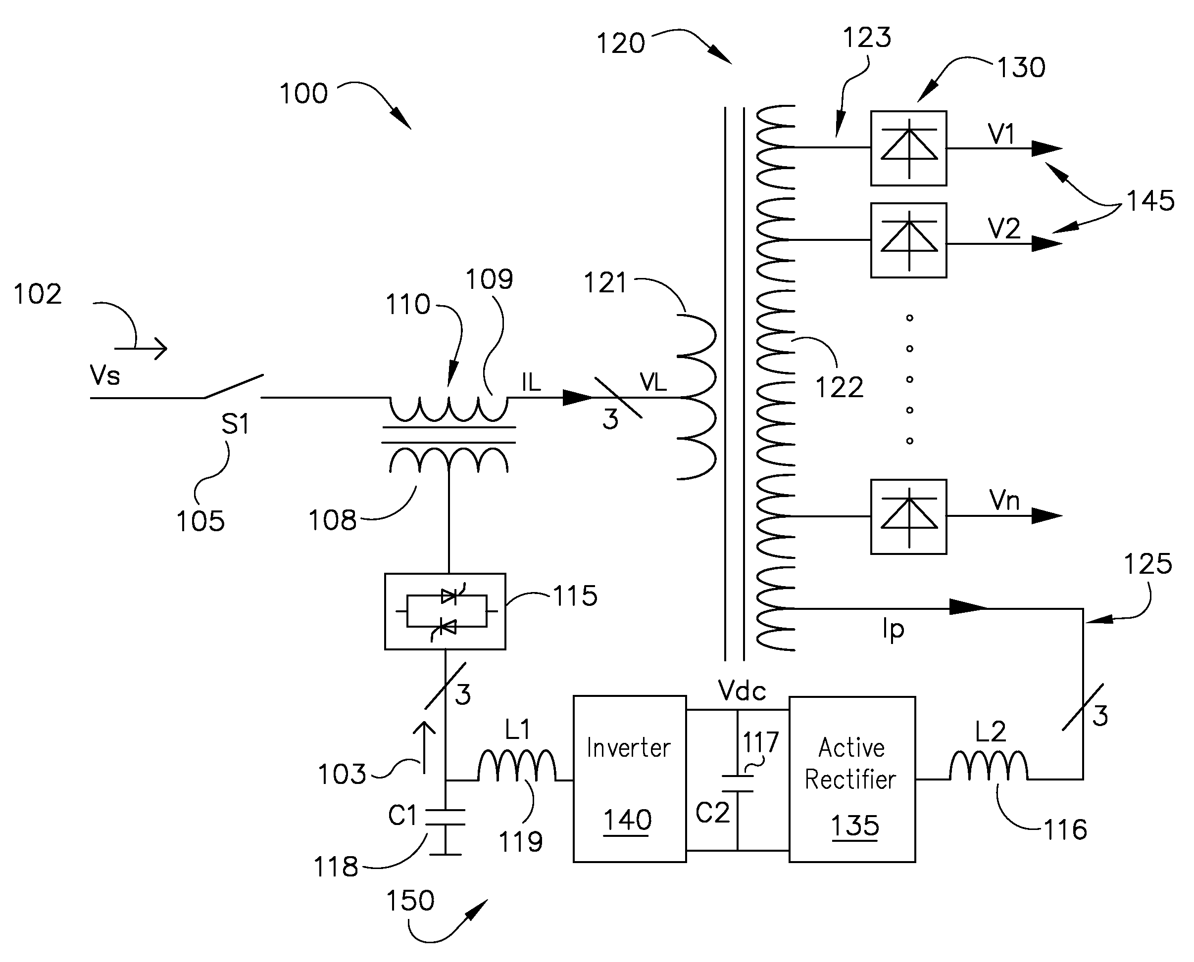 Apparatus for supplying stable, isolated DC power and method of making same