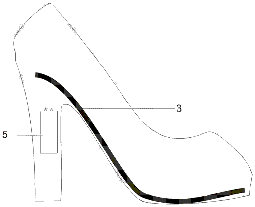 Graphene far-infrared heating shoes