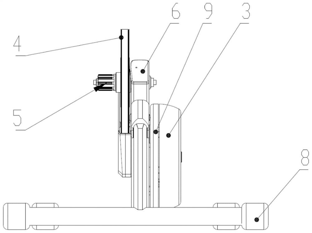 An ultra-quiet intelligent power riding platform with electromagnetic resistance