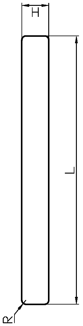 Production and processing technology of super wide-thickness ratio rectangular wire for automobile spring