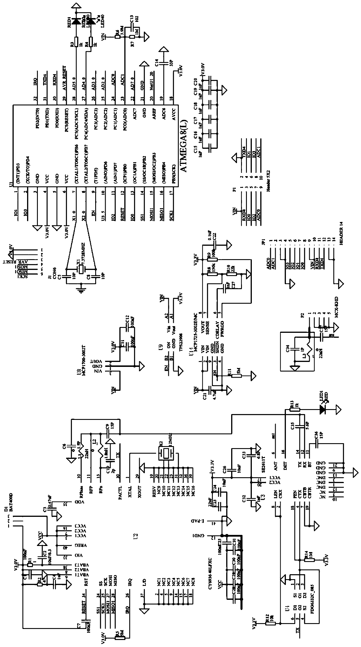 Warehouse management method based on active electronic tag