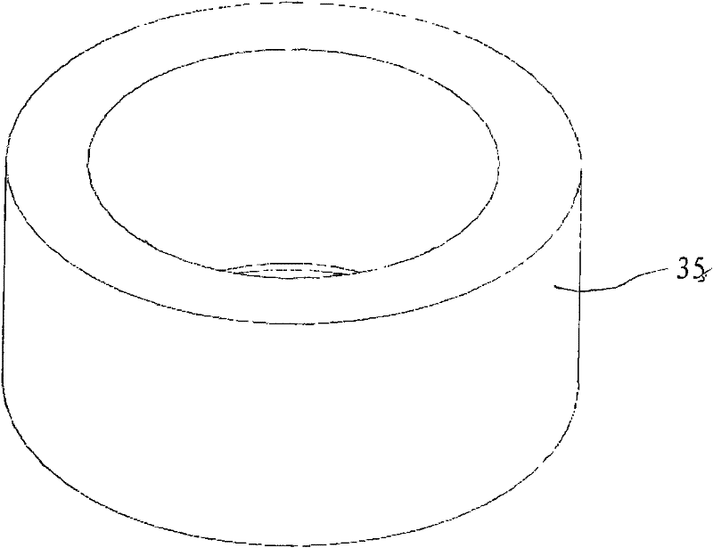 Piston structure for closed type compressor