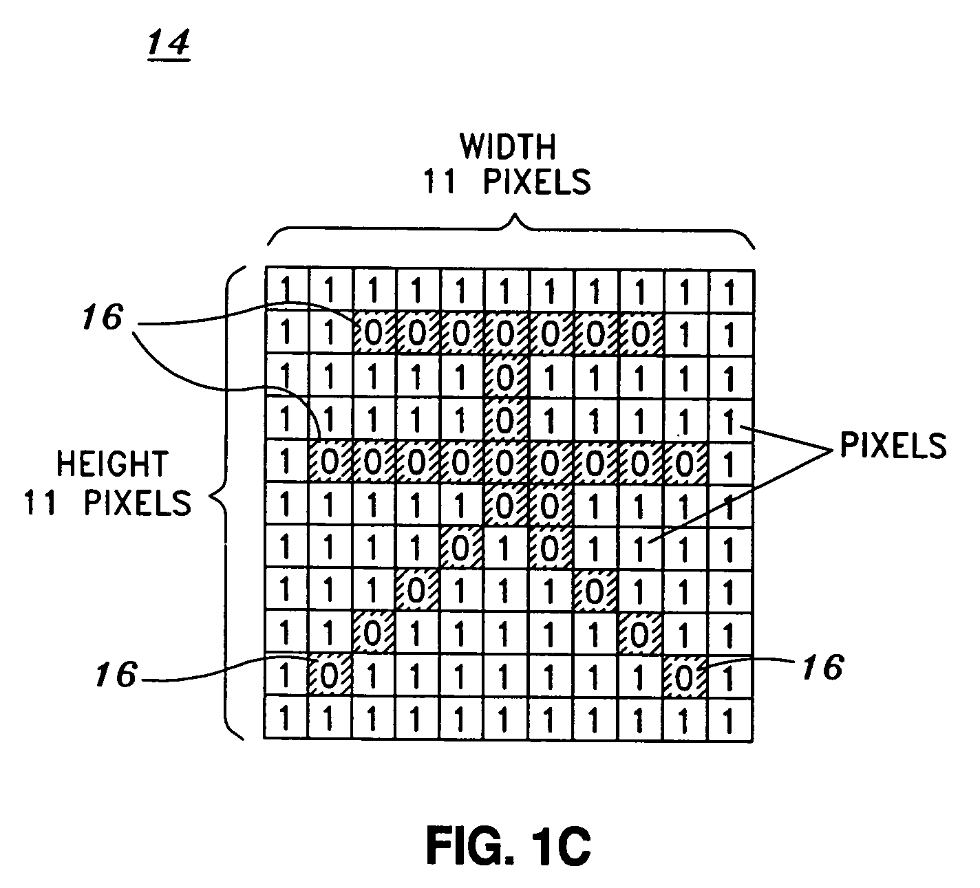 Handheld diagnostic device and method for displaying bitmapped graphic characters utilizing a condensed bitmap character library