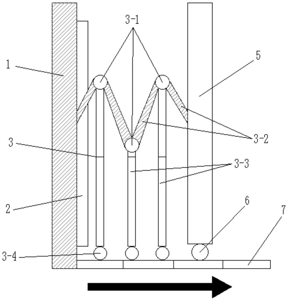 Movable guardrail and transportation and installation construction trolley