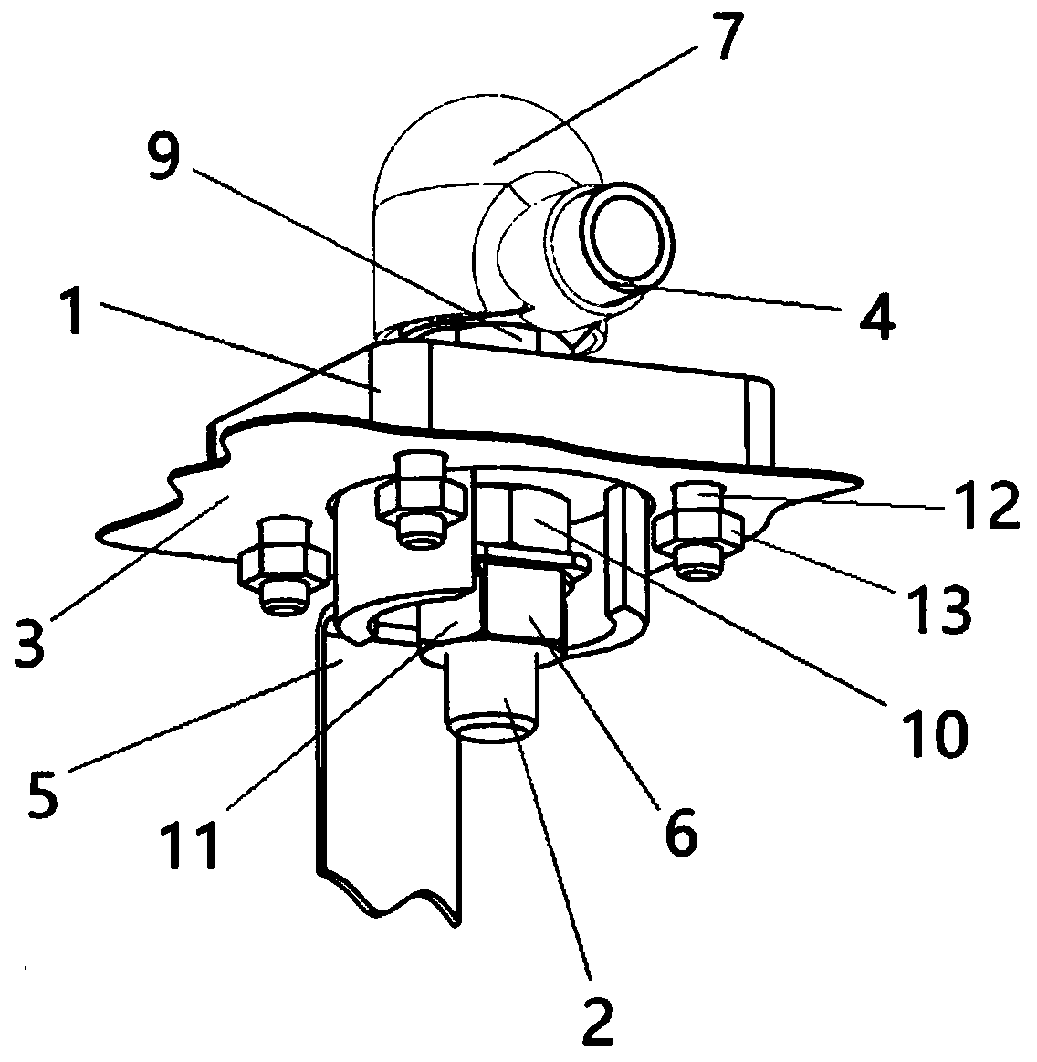 Connecting component for communicating battery pack with load