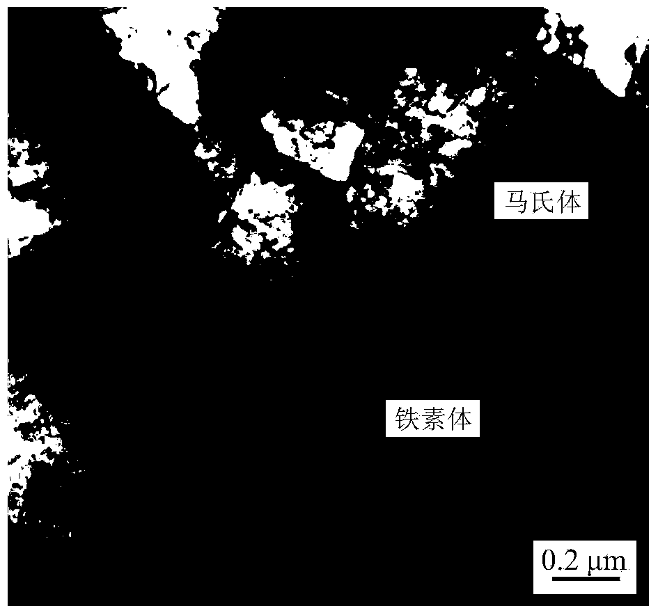 Method for manufacturing low-cost ultrafine grain dual-phase steel seamless tube on line