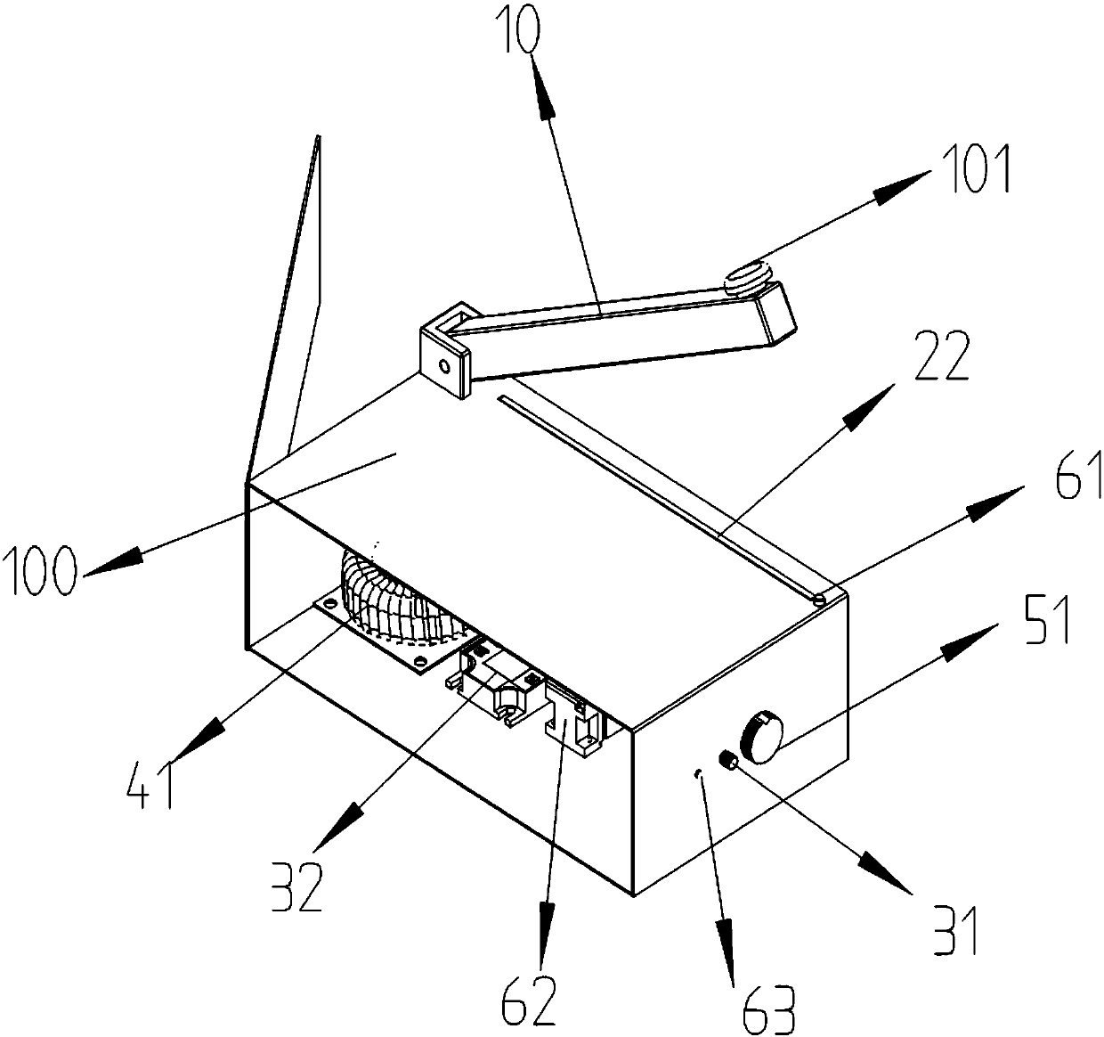 Double-face heating sealing machine device