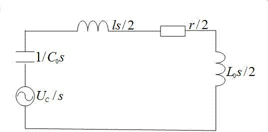 Method for discriminating property of single-phase fault of power transmission line with parallel electric reactor