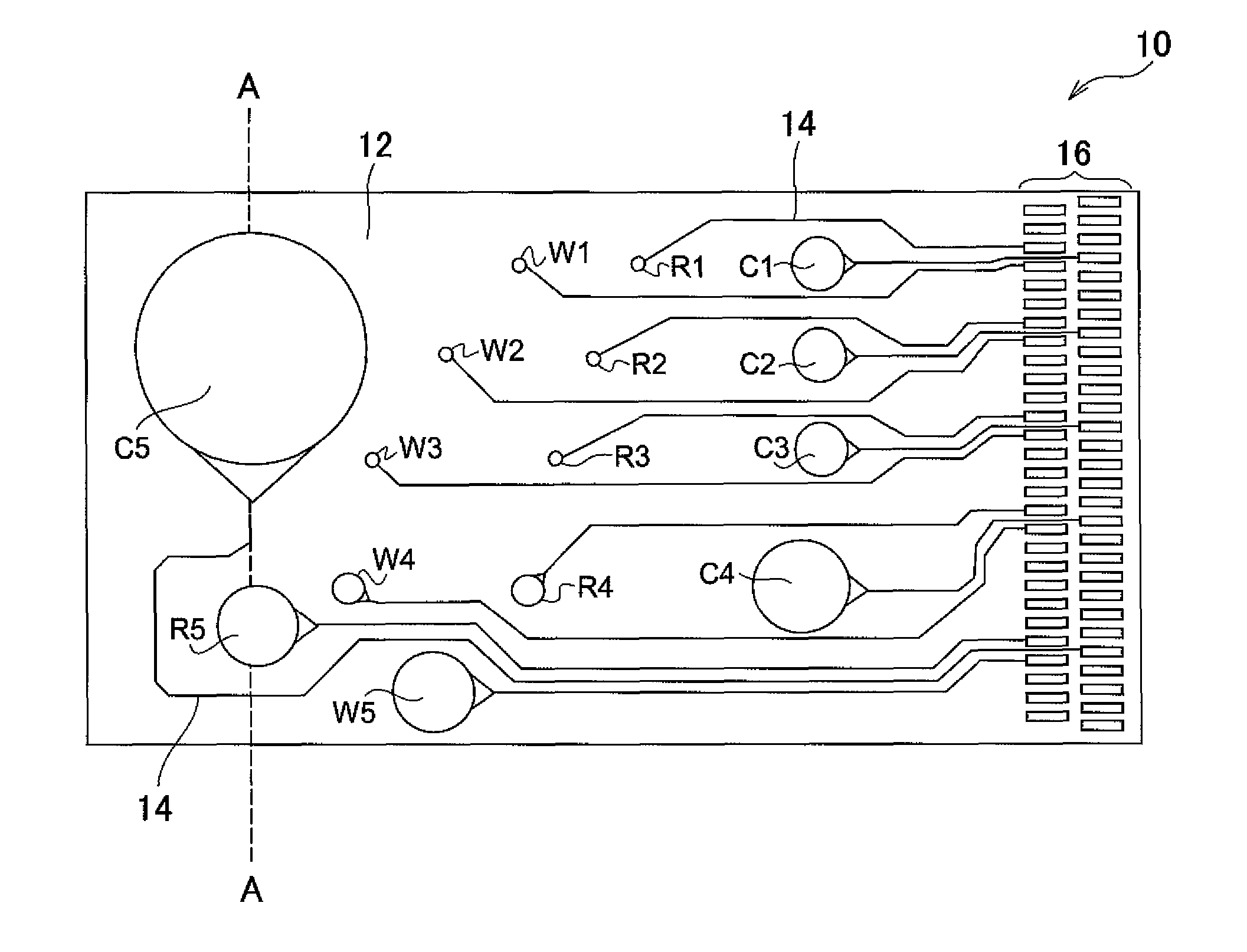 Sensor, sensor system, portable sensor system, method of analyzing metal ions, mounting substrate, method of analyzing plating preventing chemical species, method of analyzing produced compound, and method of analyzing monovalent copper chemical species