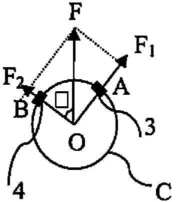 Load cell and large load measuring method capable of carrying out calibration in multiple angles for air craft