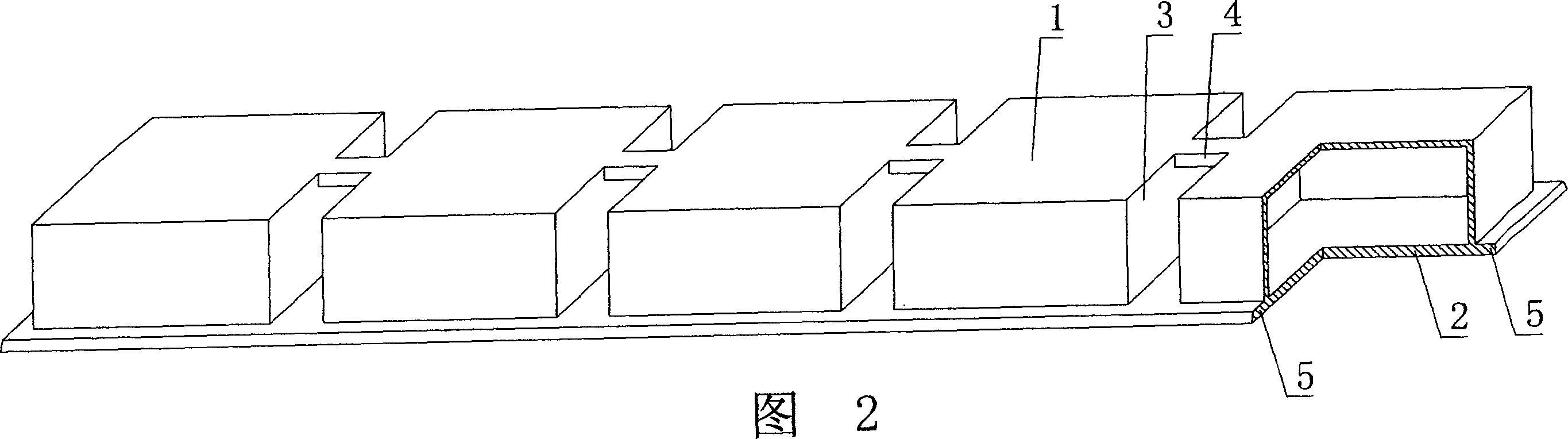 Cavity structural member for hollow board