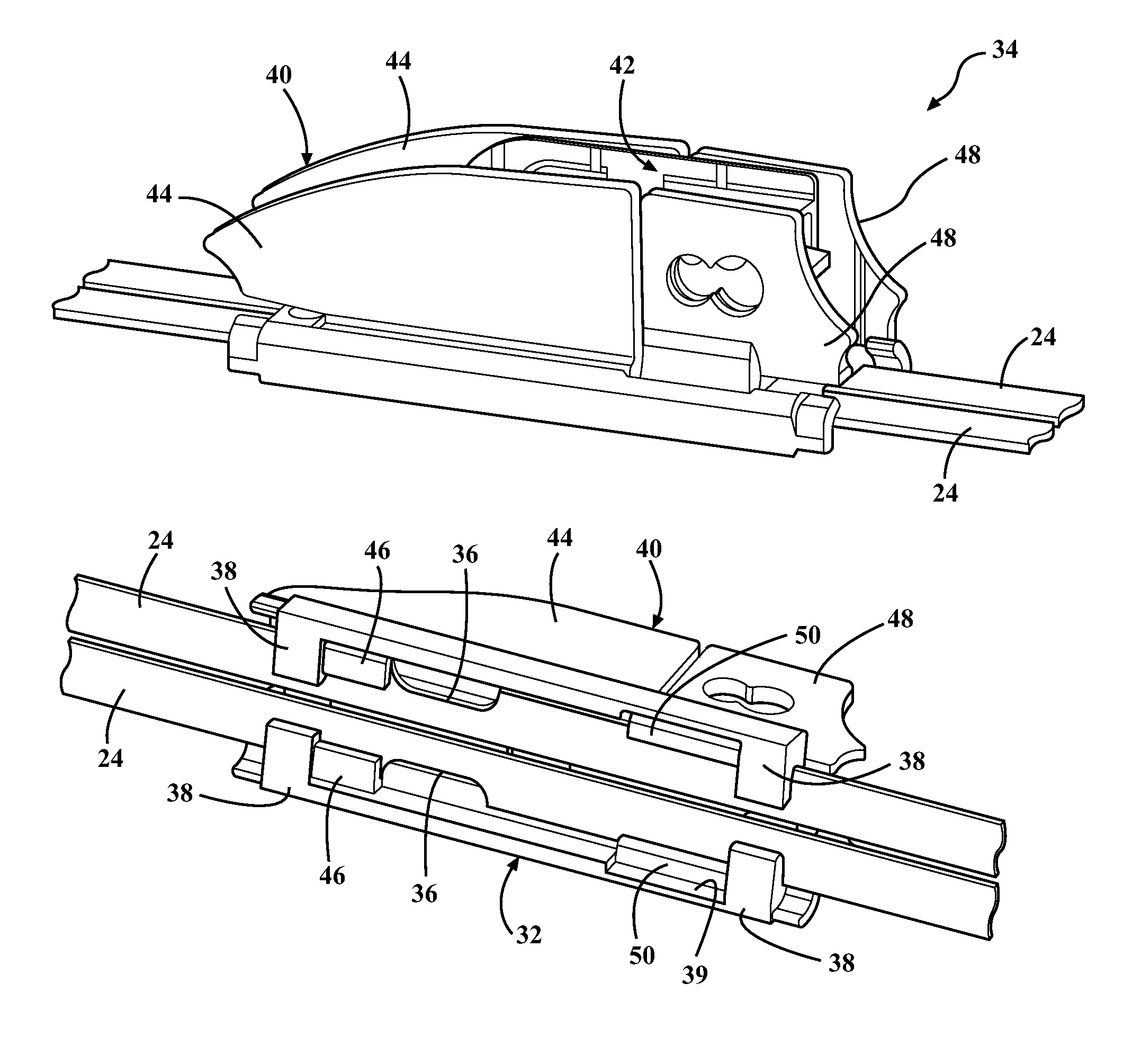 Windscreen wiper device