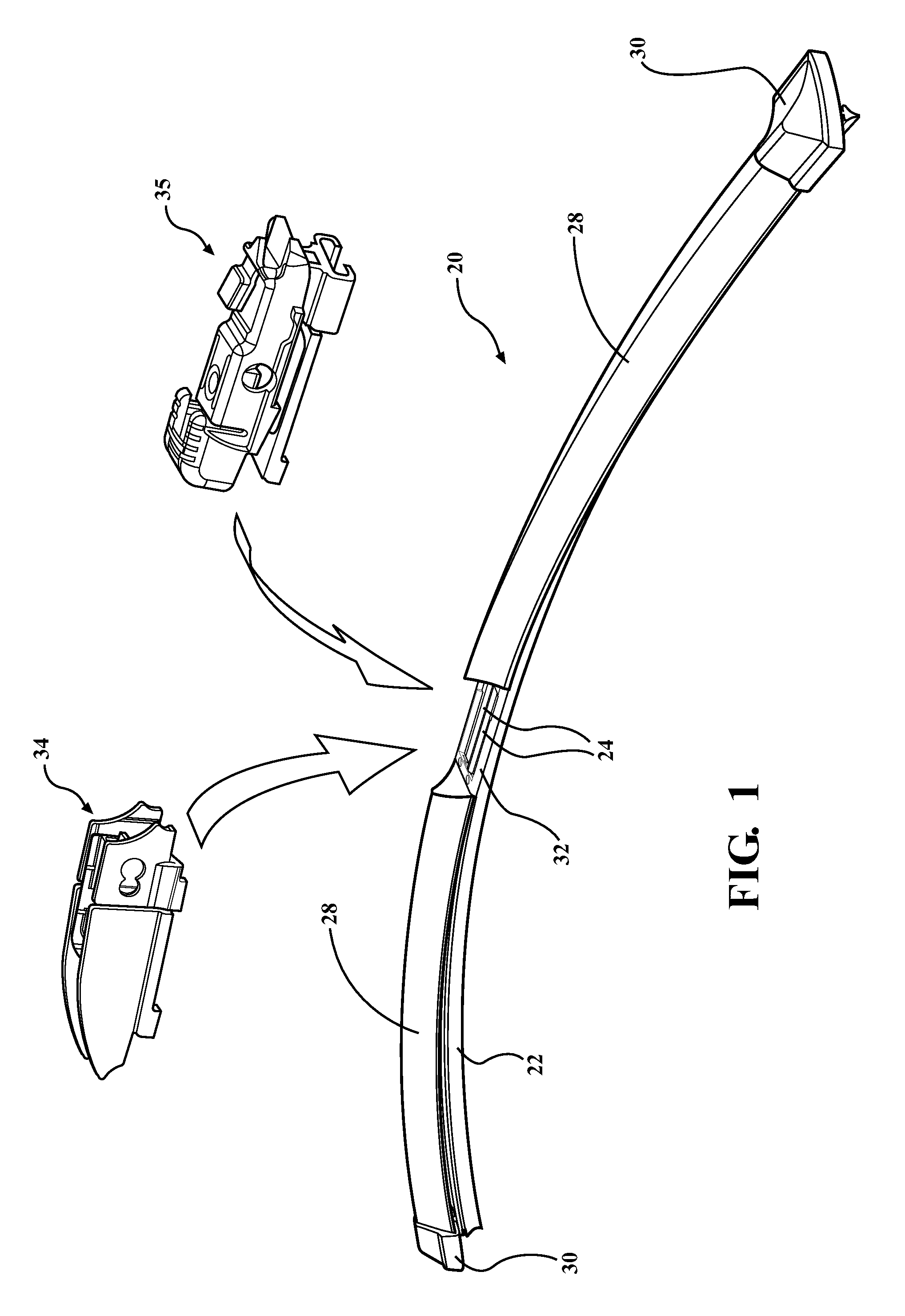 Windscreen wiper device