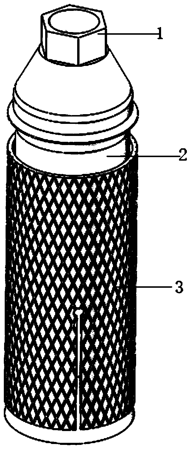 Expansion sleeve type dental implant