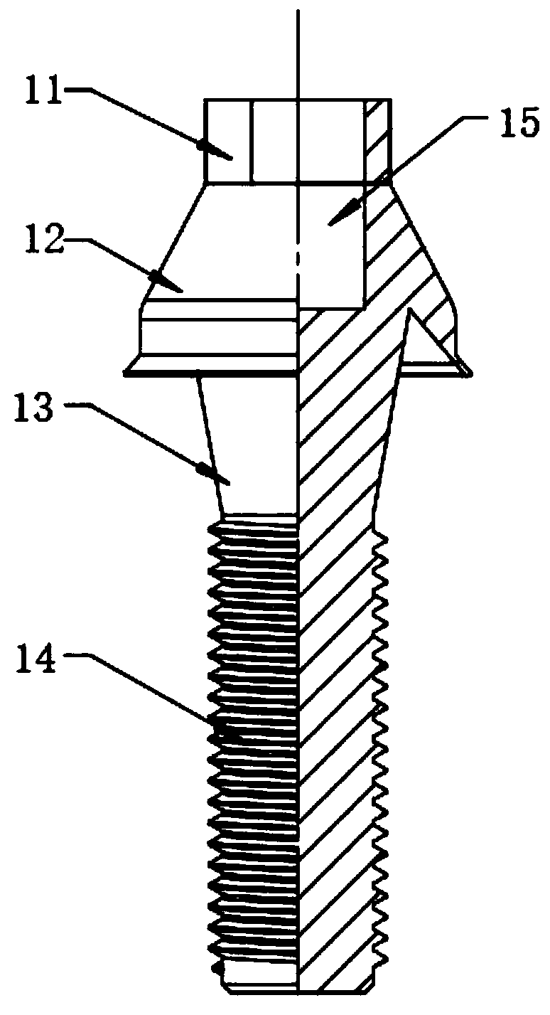 Expansion sleeve type dental implant