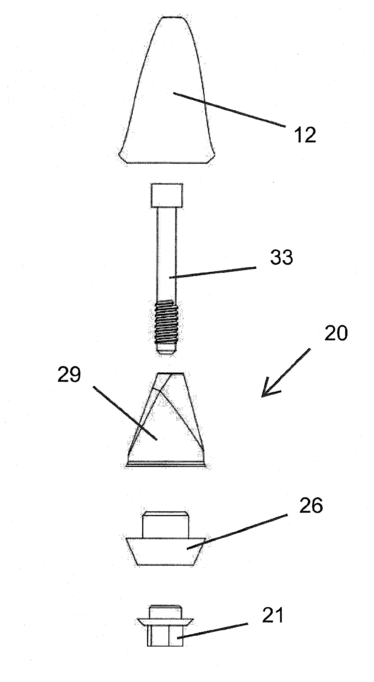 Abutment assembly for dental implants