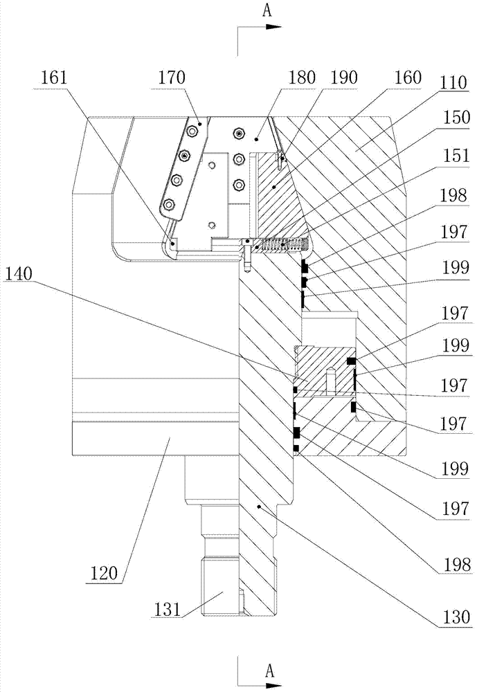 Semi-open type wedge-shaped horizontal sliding hydraulic clamp