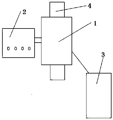 Scrap iron separation and collection system and method applied to intermediate storage type pulverizing system