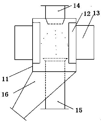 Scrap iron separation and collection system and method applied to intermediate storage type pulverizing system