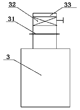 Scrap iron separation and collection system and method applied to intermediate storage type pulverizing system