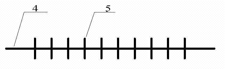 Reinforced grounding current diffusion device of power transmission line tower