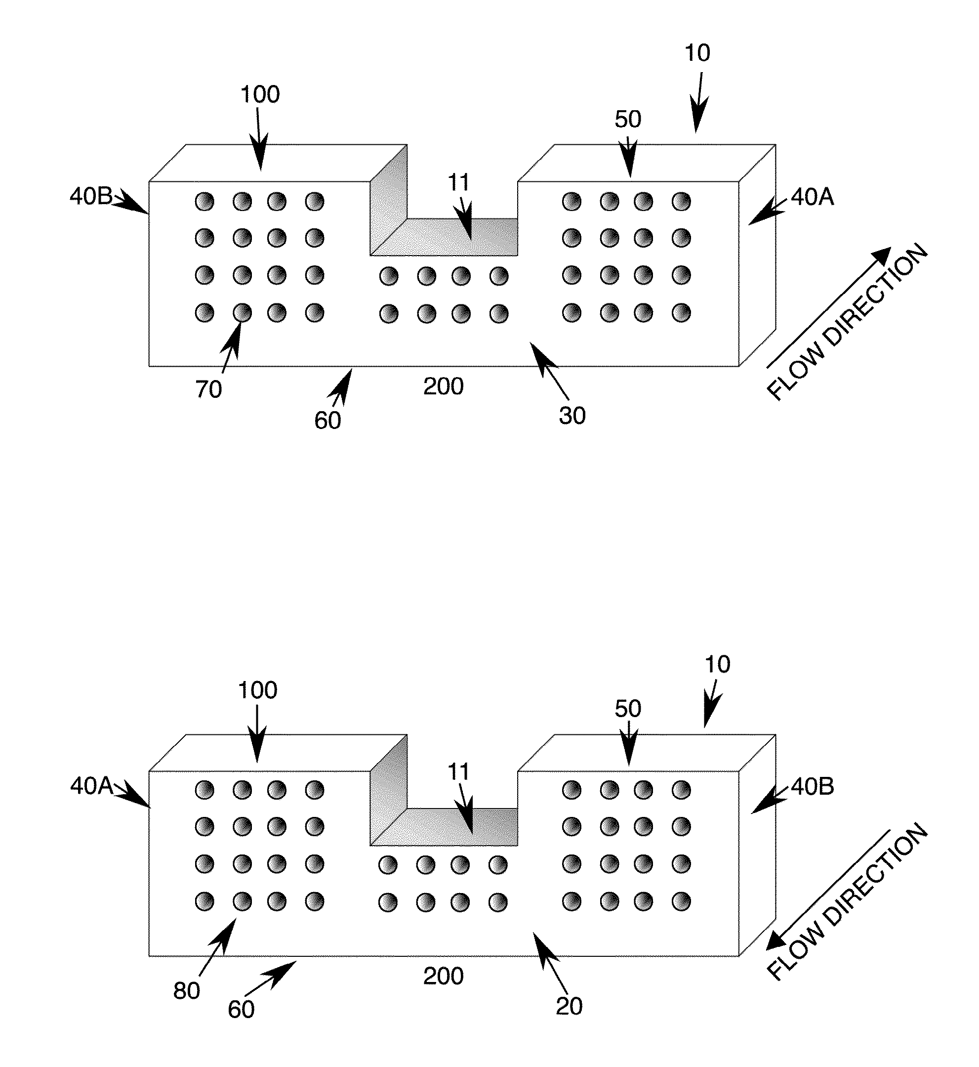 Permeable reactive weir