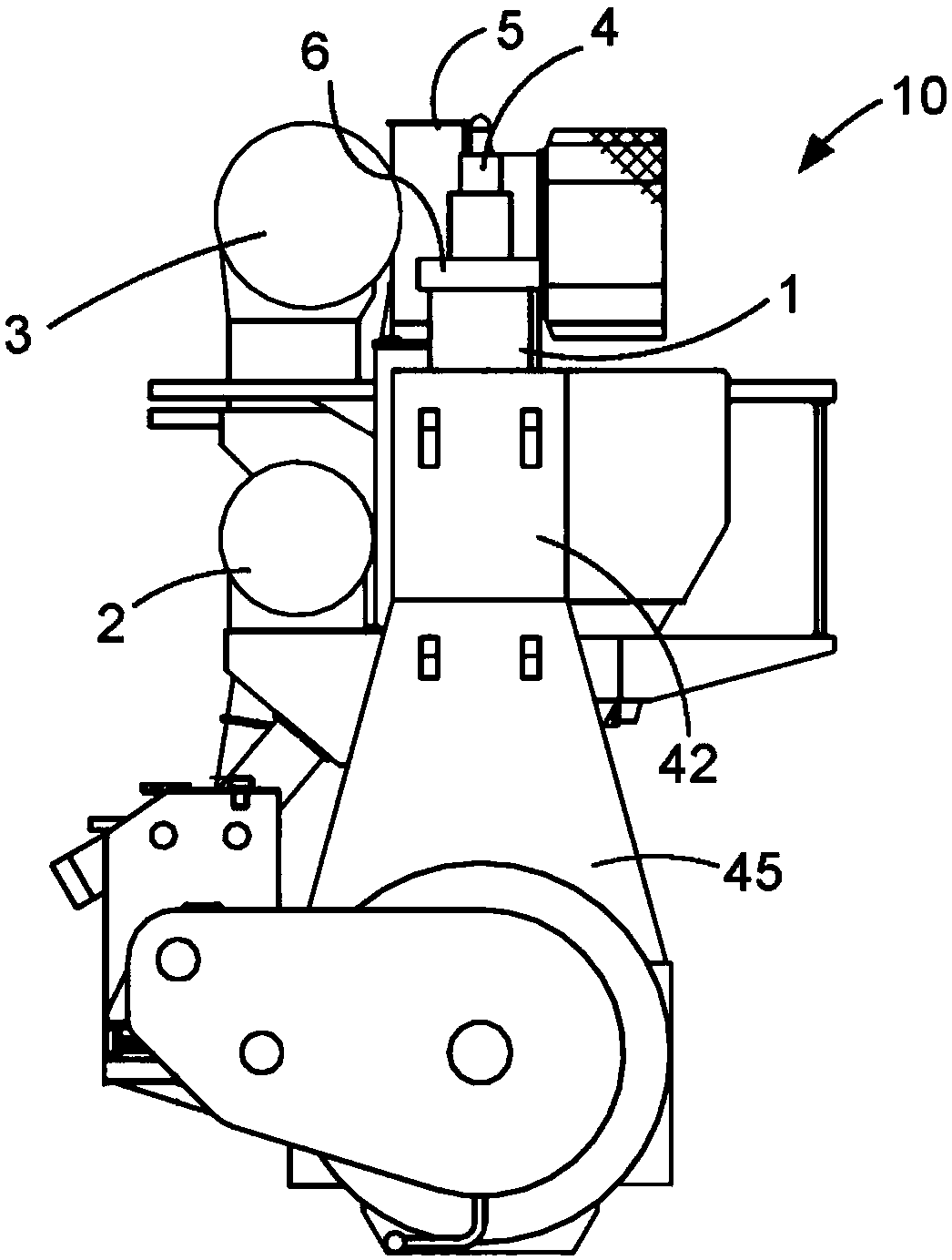 Connection flange for double walled high pressure gas pipe