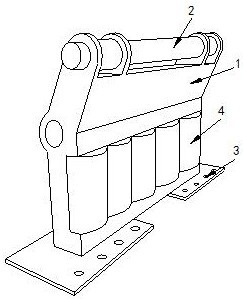 Highway bridge safety anti-collision guardrail equipment