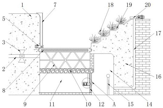 Mine ecological restoration circulating system