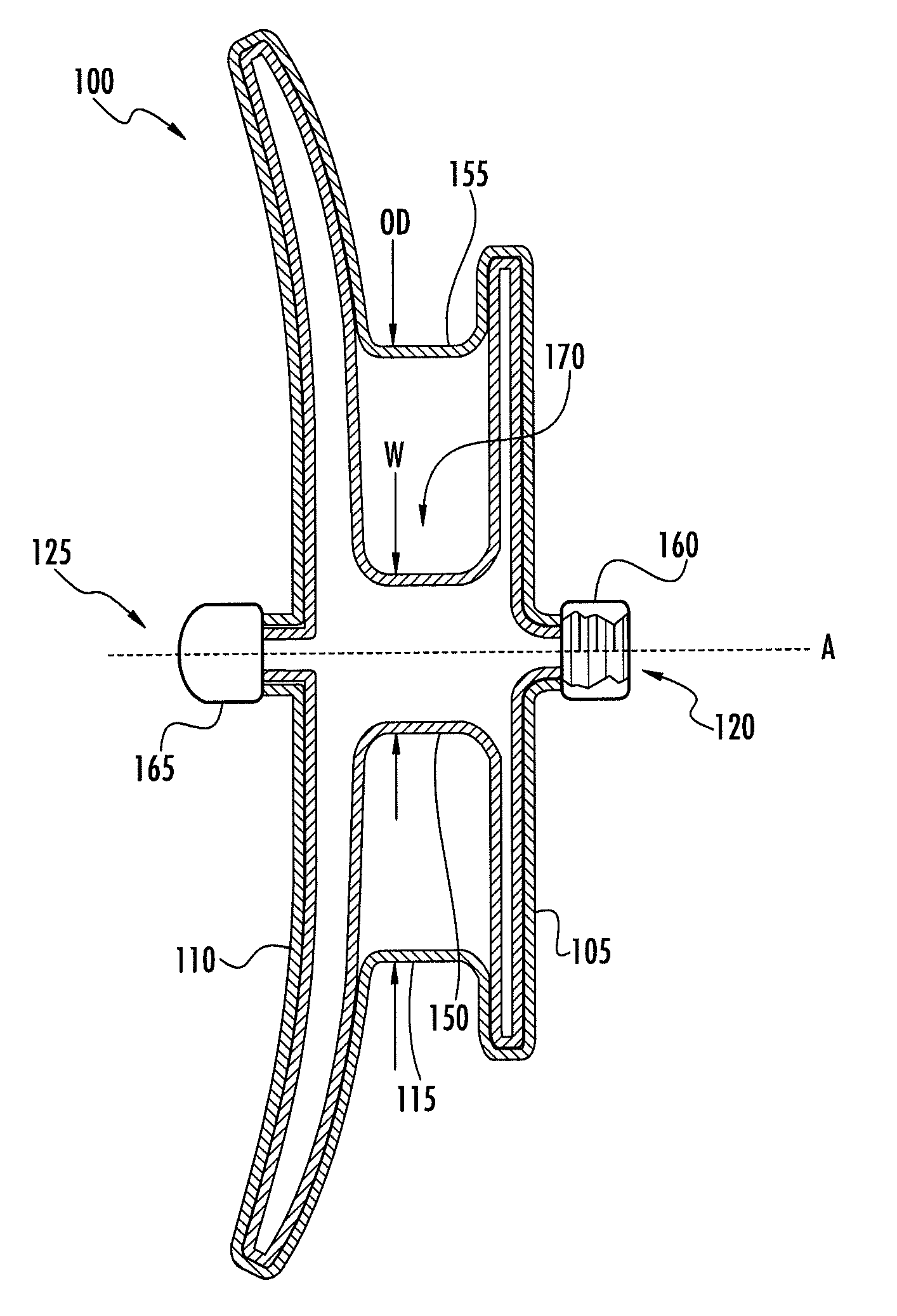 Device and method for occluding a septal defect