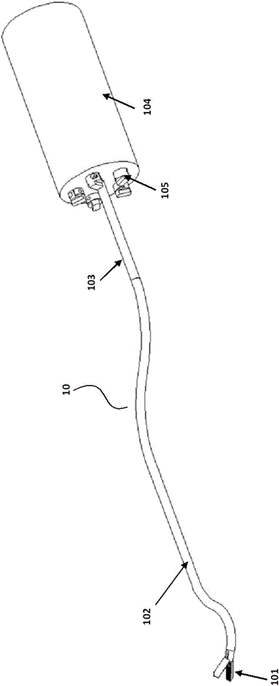 Single port laparoscopic surgery system with front-loaded drive