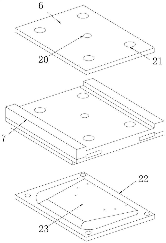 Device for machining automobile front cover