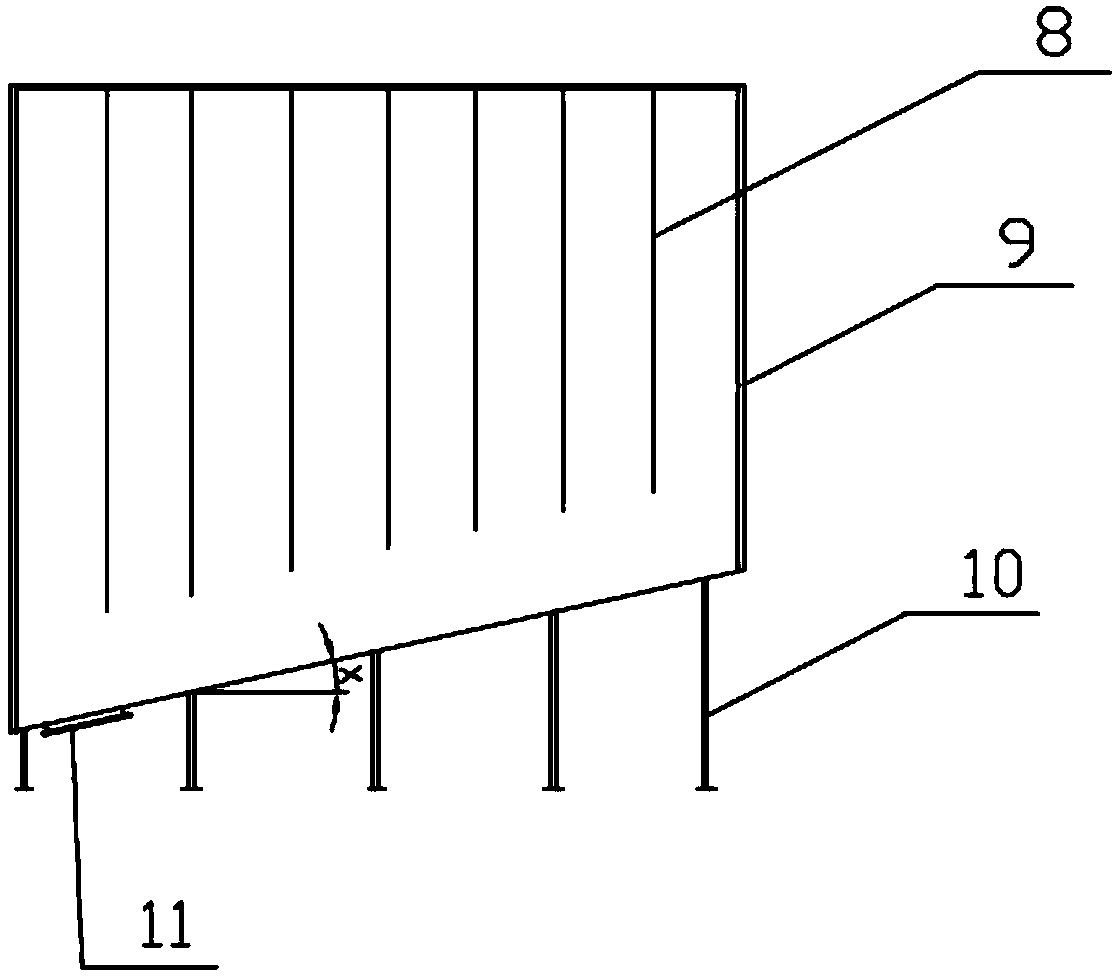 Uninterrupted temporary ventilation dust removal system during construction period of nuclear island containment plant