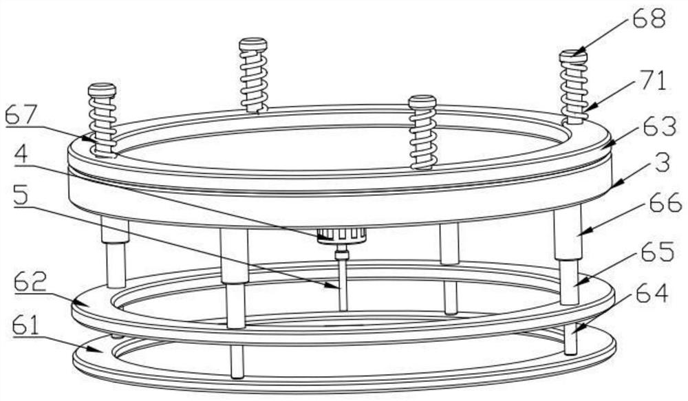 Drilling device for disc machining