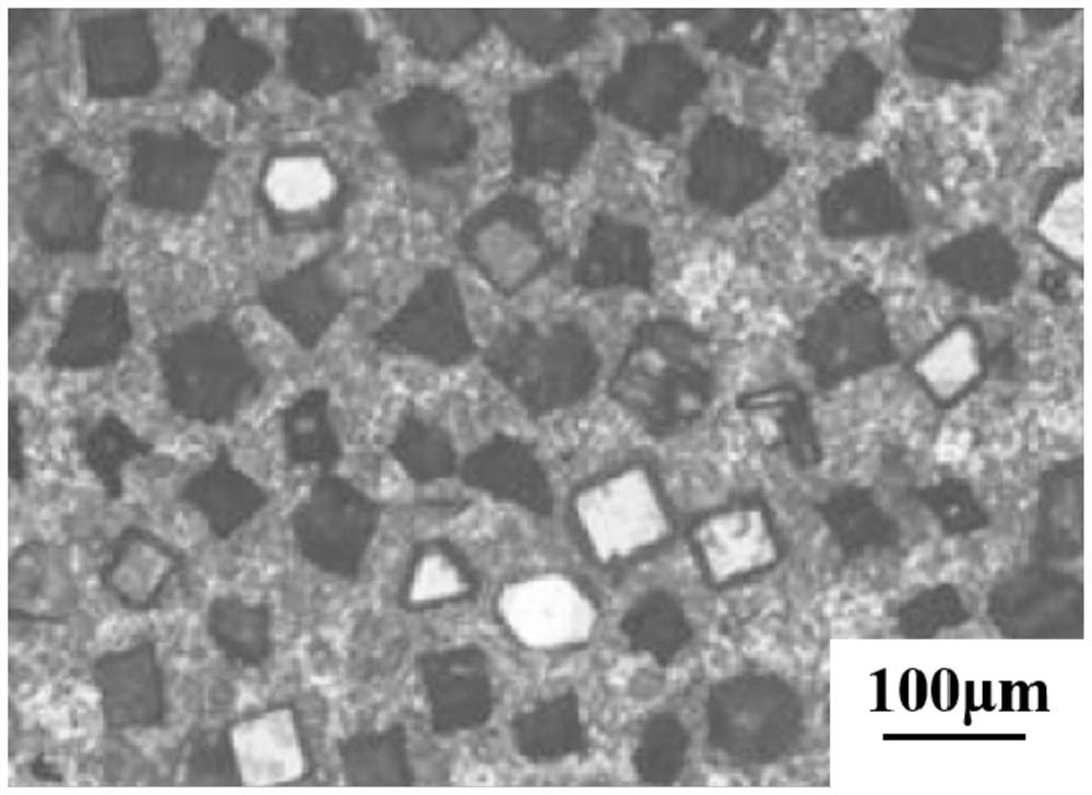 Efficient preparation method of diamond/metal matrix composite material