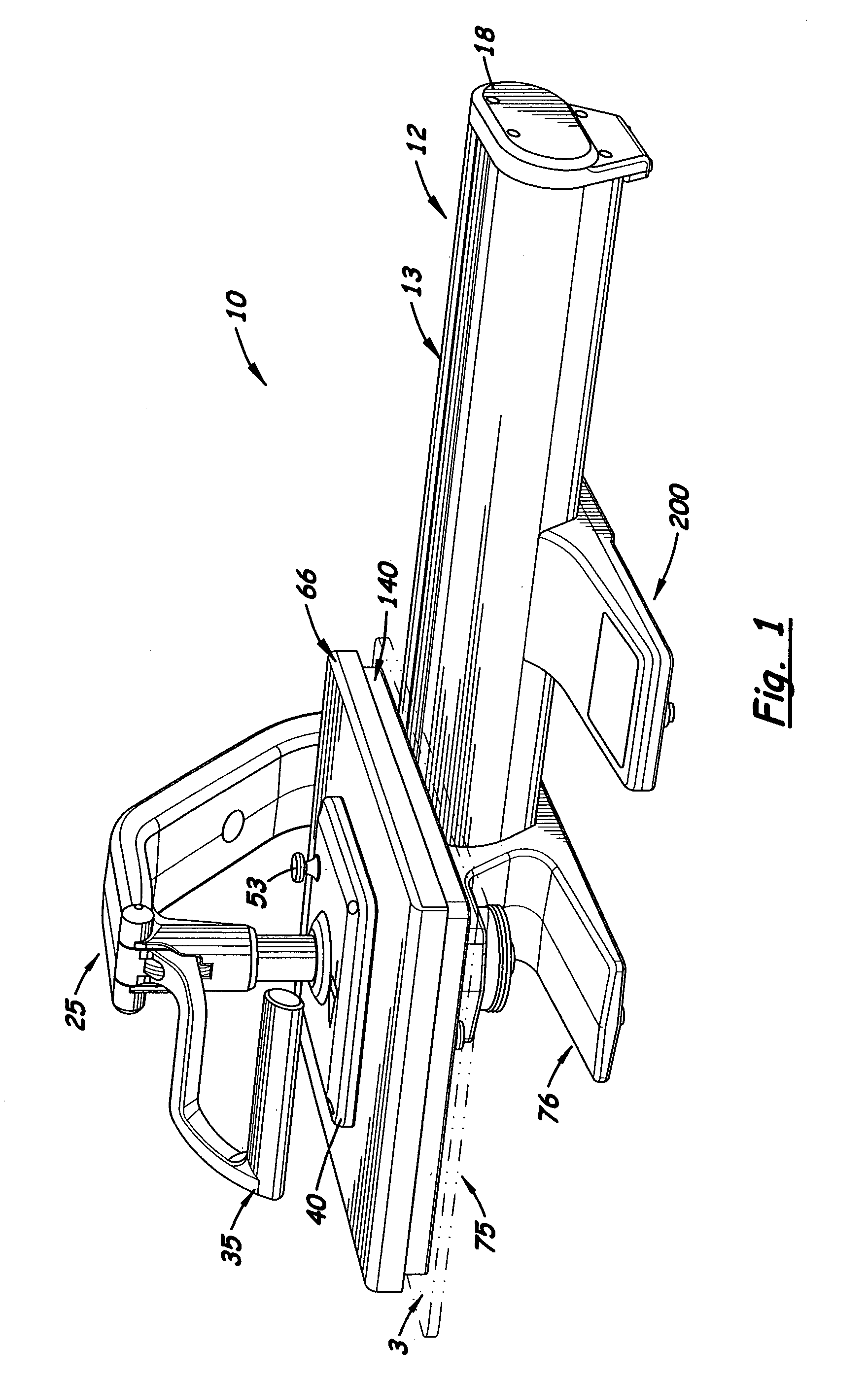 Modular lateral heat press machine