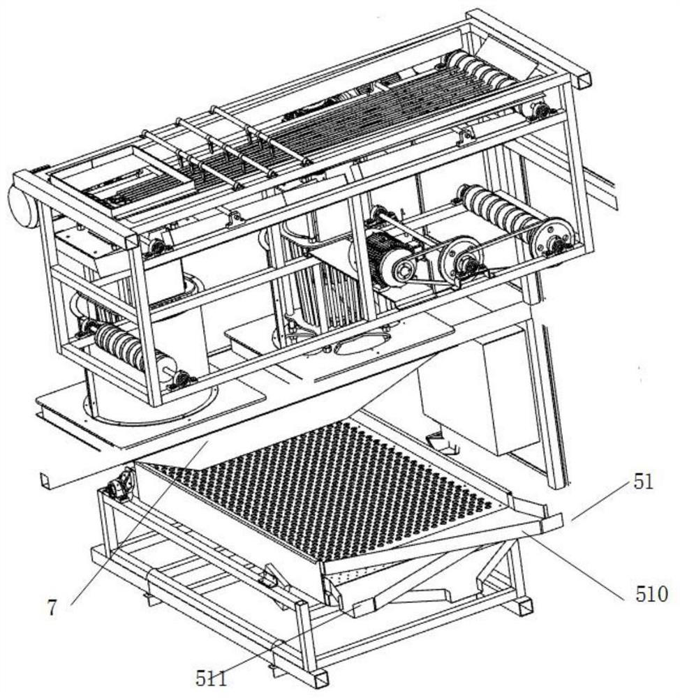 Camellia oleifera fruit husking equipment